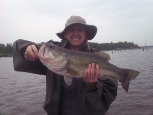 Bass fishing on Lake Fork